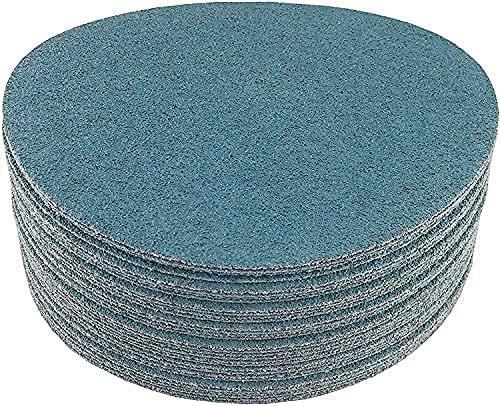 Starcke Premium 6 Inch Hook and Loop Grip Sanding Discs No Hole