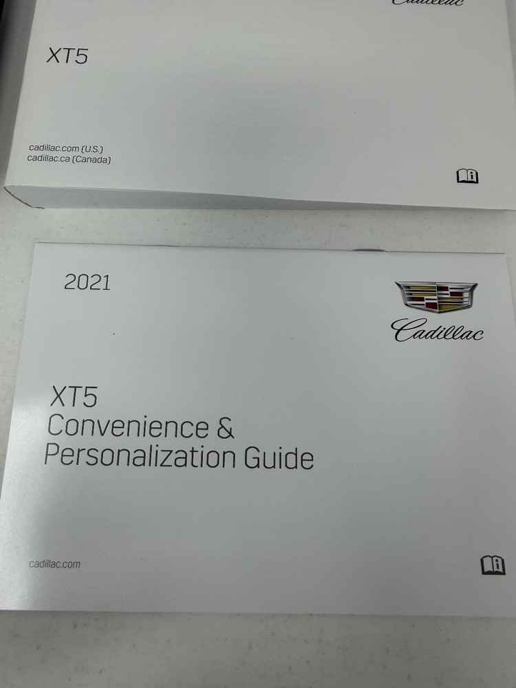 2021 Cadillac XT5 Owners Manual OEM Set