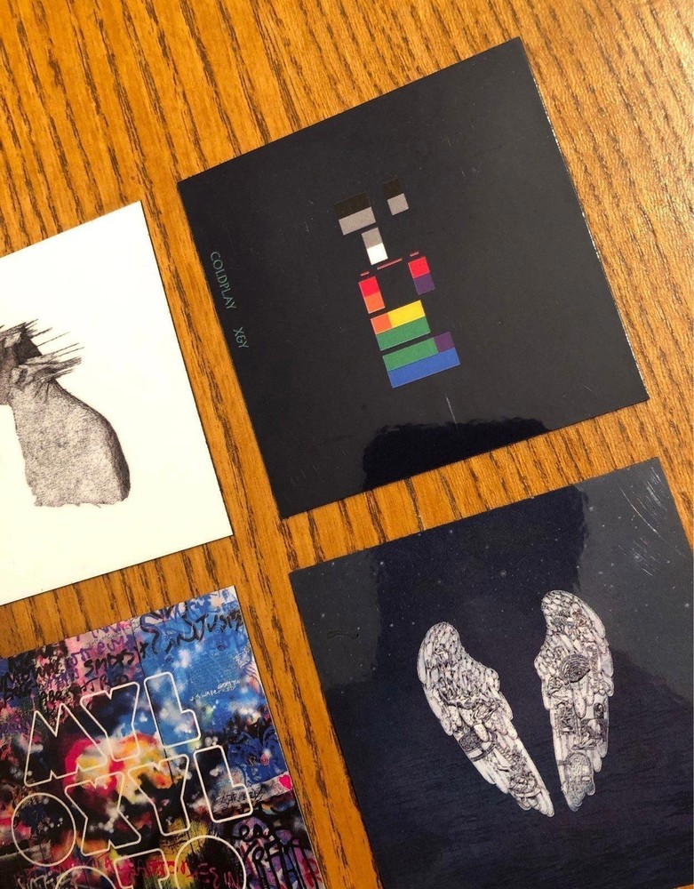 Coldplay fridge magnets