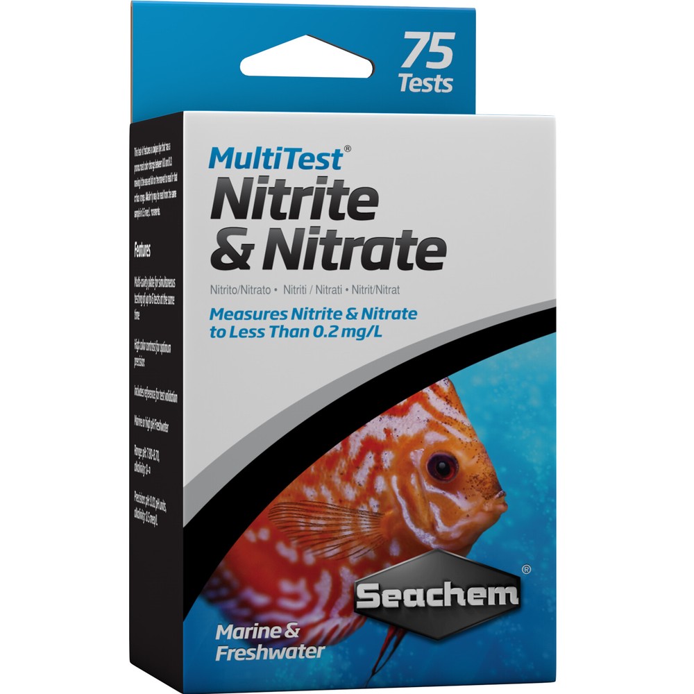 Seachem MultiTest Nitrite & Nitrate Test Kit 75 Tests for Marine & Freshwater
