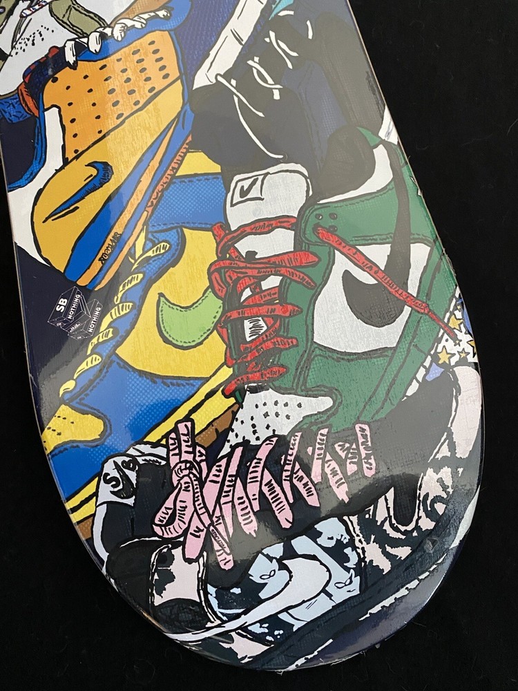 SUPER RARE OG Everywhere Nike SB Or NOTHING Dunks Skateboard Deck Carter Graphx