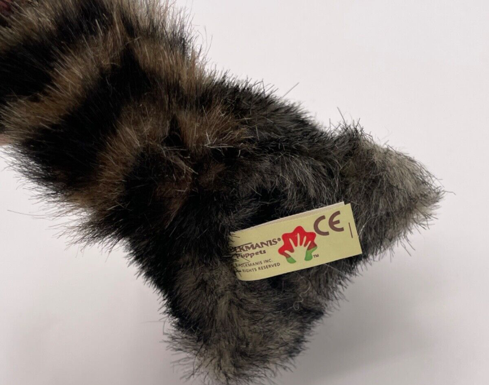 Folkmanis Finger Puppet ~ Mini Raccoon Plush