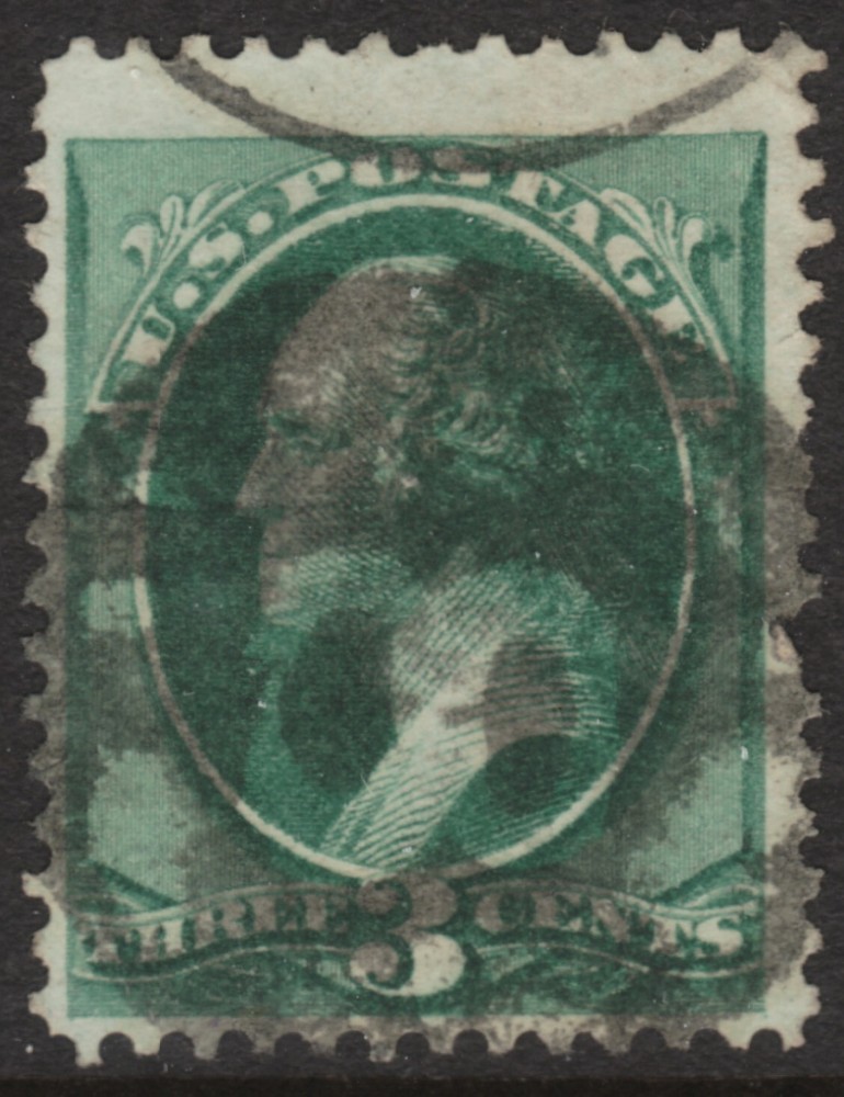 Scott #184 1879  Negative Numeral 8 Fancy Cancel     MSP05-55