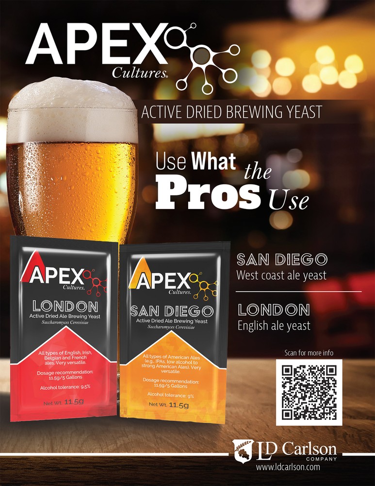 Apex Cultures® Dry Brewing Yeast 11.5 gram London