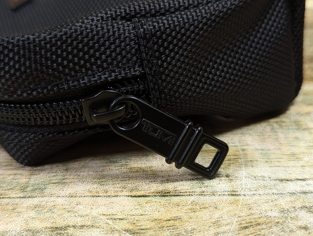 Tumi Delta Small Zippered Black Travel Case Bag