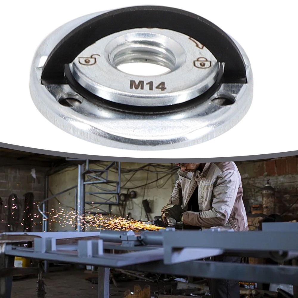 M14 Quick Release Flange Nut & Chuck Plate for Angle Grinder Self-Locking Tool