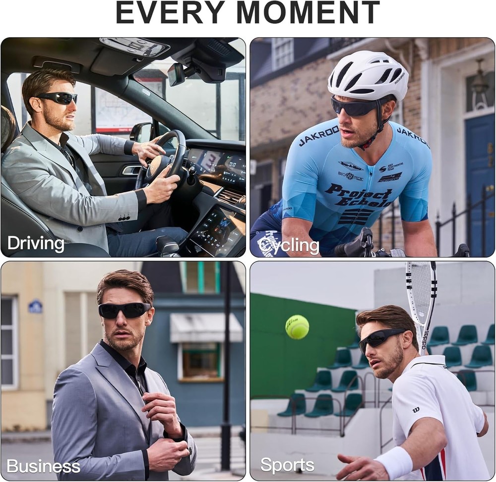 OhO Smart Glasses: Polarized Bluetooth Sunglasses with Voice Control, Unisex