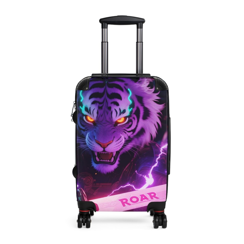 Neon Roaring Tiger Suitcase | Luggage