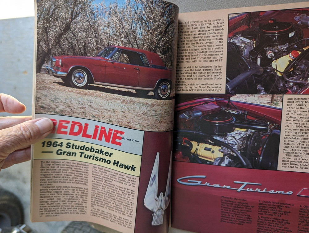 Studebaker GT Hawk Cars & Parts Article