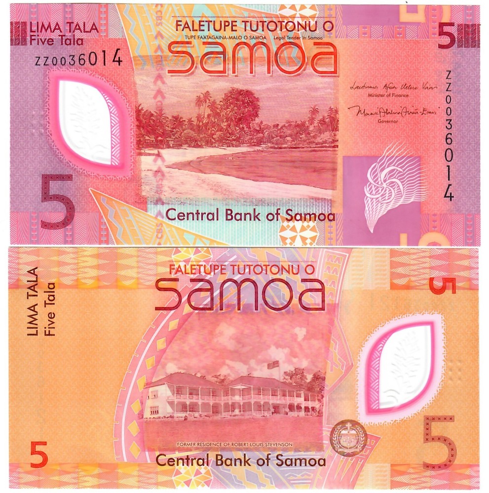 Samoa 5 Tala 2023 UNC "ZZ" Replacement