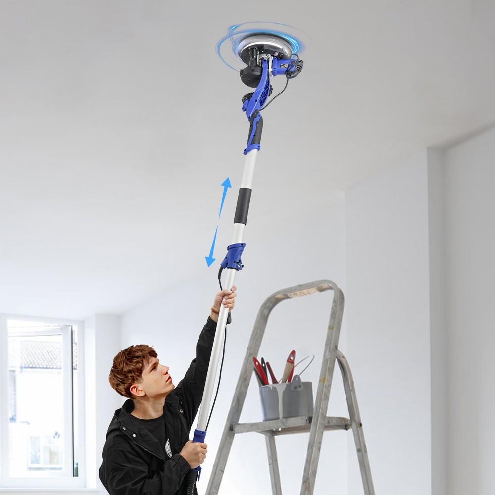 Electric Ceiling Wall Sander Variable Speed Drywall Sanding Machine 800-1800RPM