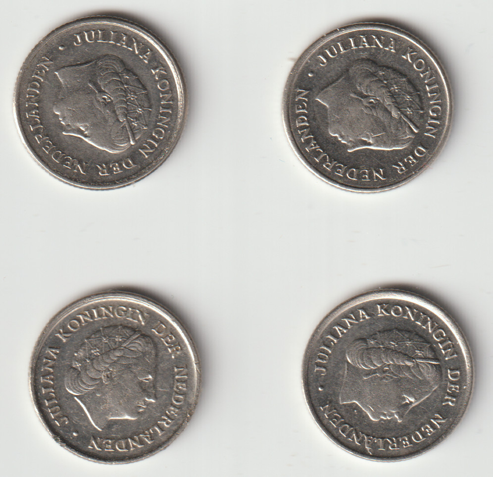 NETHERLANDS ten cents from 1942--22 different