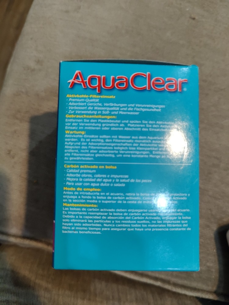 Aqua Clear AquaClear 20 Activated Carbon Inserts, Aquarium Filter Replacement...
