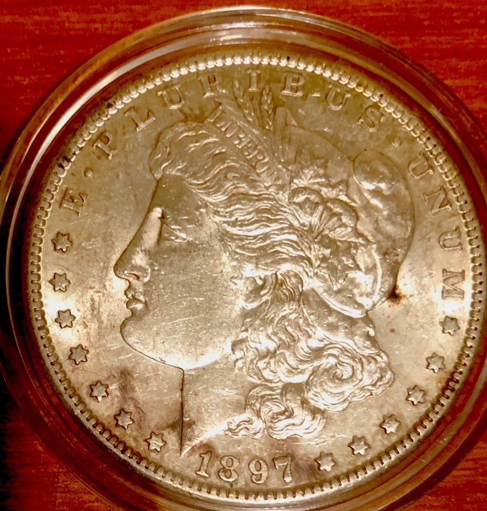 1897 S Morgan Dollar Super Nice Bu