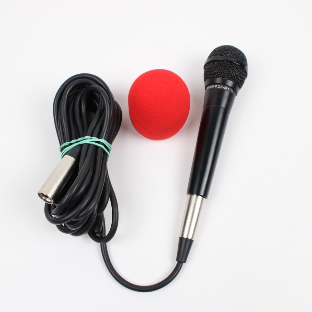 Dynex Uni-Directional Dynamic Microphone DX-M1112 with cable MINT