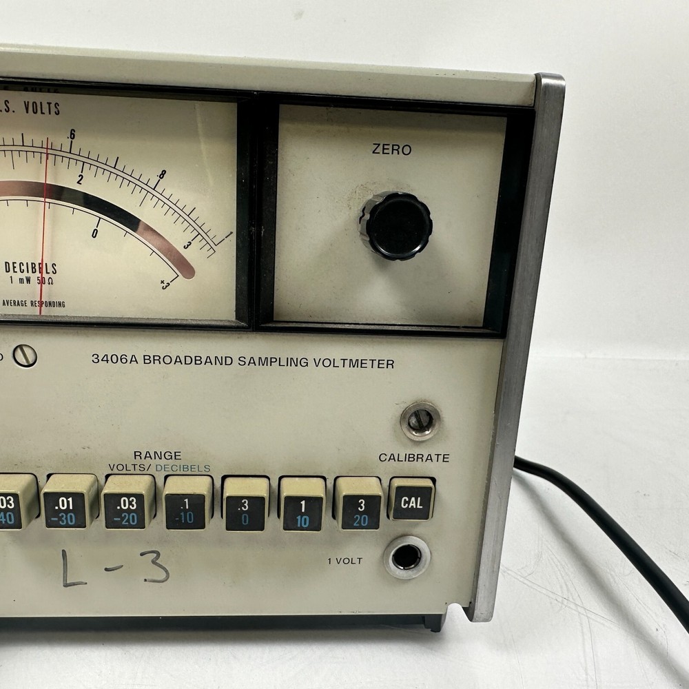 Hewlett-Packard HP 3406A Broadband Sampling Voltmeter & Probe Kit