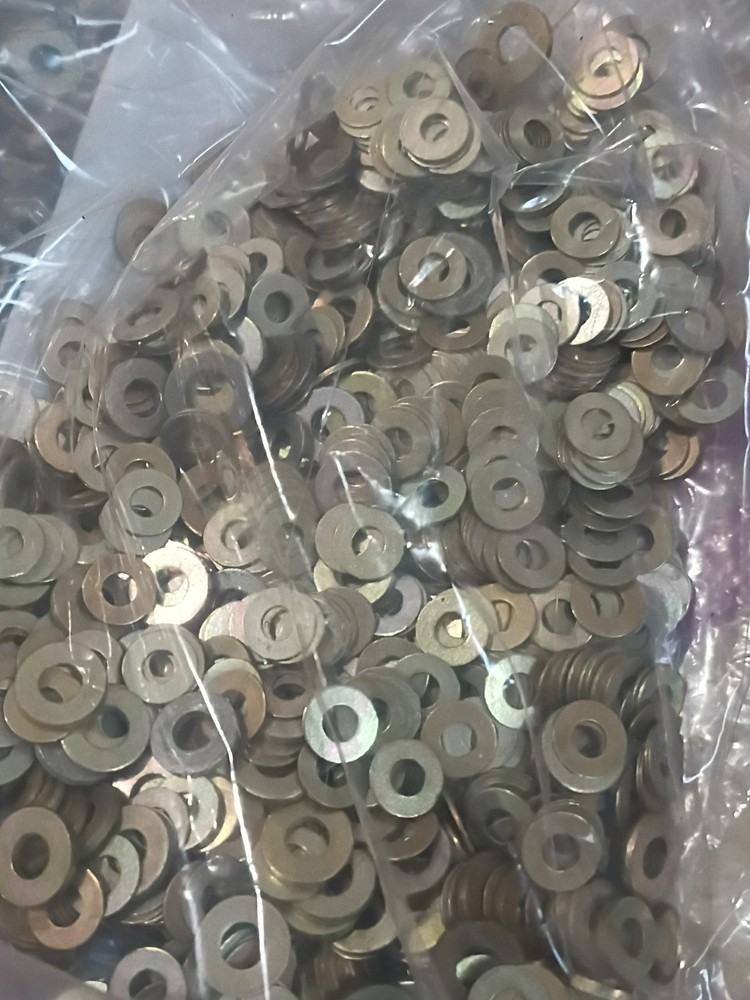 Bulk Metal Flat Washers aircraft aerospace Fasteners Assorted Sizes