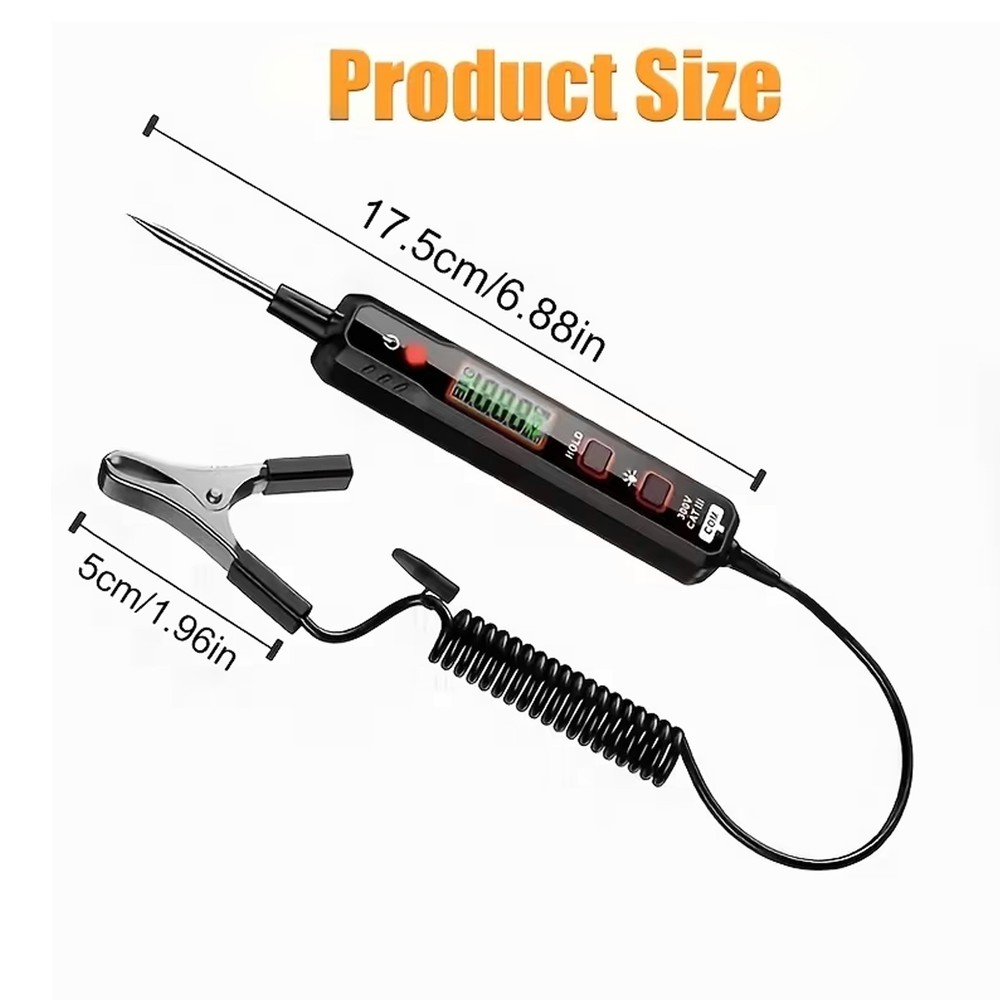 Digital Automotive Car Power Circuit Electrical Tester Probe Test Light