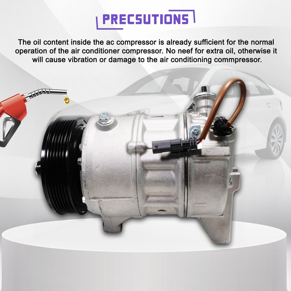 AC Compressor CO 22224C Air Conditioning Compressor Replacement for 2012-2016...