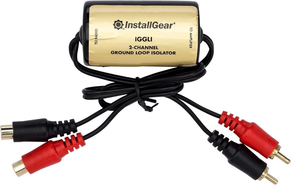 Car Audio Ground Loop Isolator - Effective Noise Filter & Simple Installation