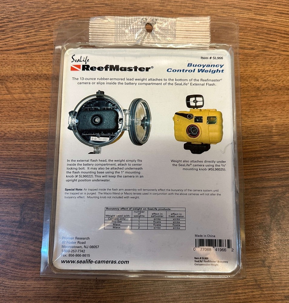 Sealife ReefMaster Buoyancy Control Weight SL966