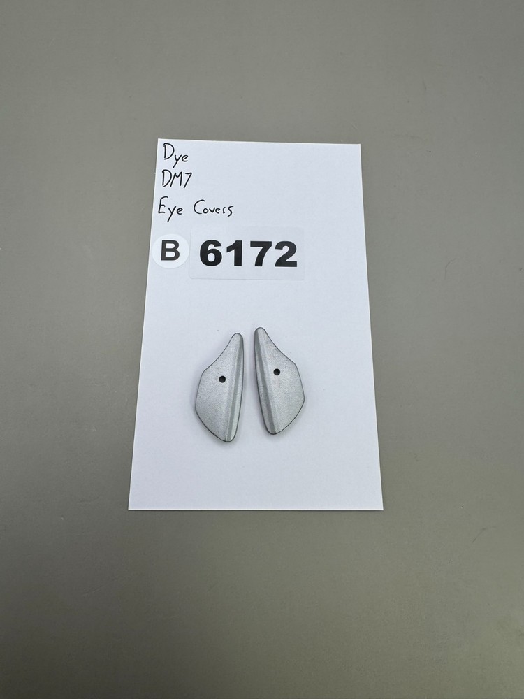 Dye DM7 Eye Covers-Satin Silver