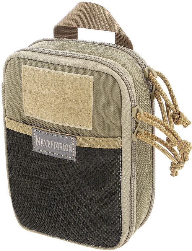 Maxpedition Double-Decker Pocket Organi Khaki Full Clamshell Oversized Handle