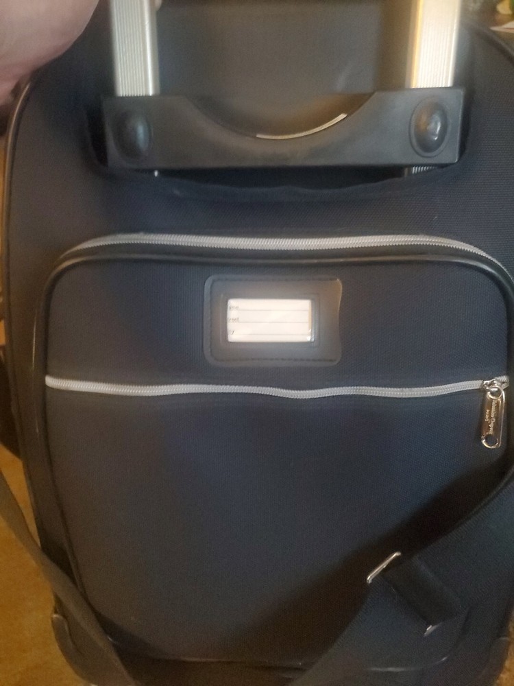 Valentino Coupeau Rolling Suitcase Blue