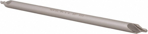 Hertel #4 Plain Cut 60? Incl Angle High Speed Steel Combo Drill & Countersink...