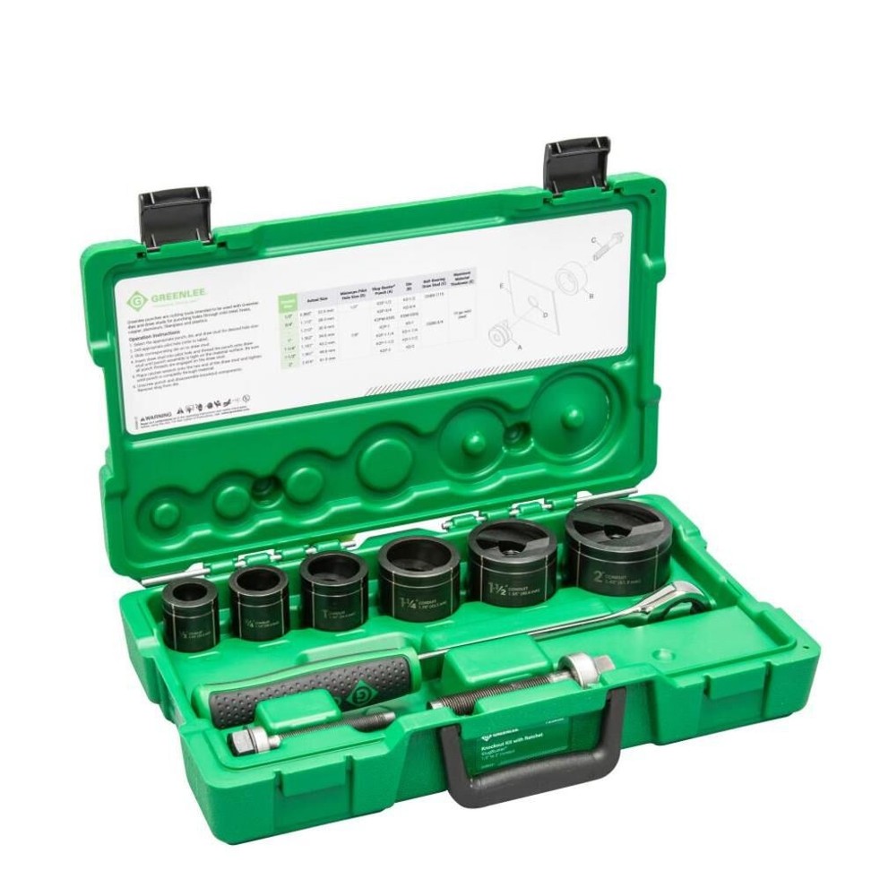 Greenlee Manual Knockout Punch Set
