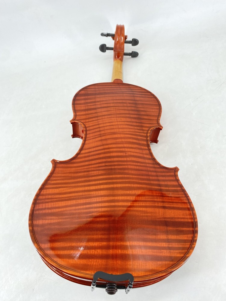 Handcrafted 4/4 Violin Solid One-Piece Back Flamed Maple Spruce Top Complete Set