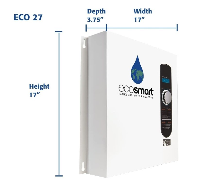 EcoSmart 27000 W Tankless Electric Water Heater (NEW - Open Box)