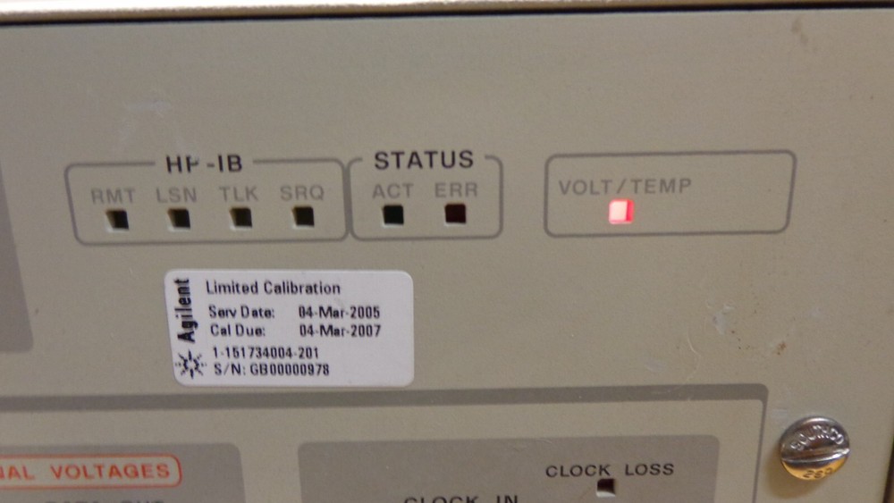 HP/Agilent 70843B Error Performance Analyser