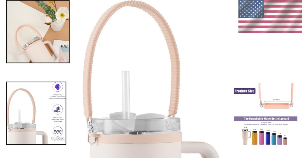 Versatile Water Bottle Carrying Strap - Compatible with Most Bottles & Strollers