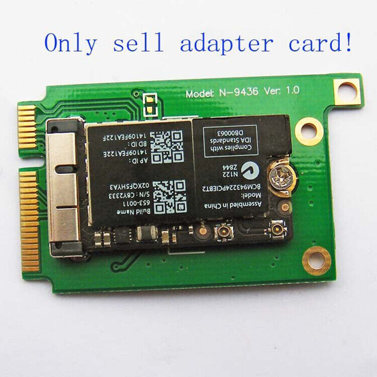 Mini PCI-E Adapter Card Converter for BCM94331CD BCM94331CSAX Wireless Module