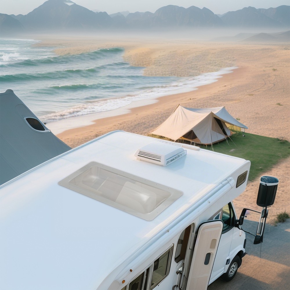 18" x 34" For RV Camper Skylight Exterior Smoky Color Skylight Cover Roof Top