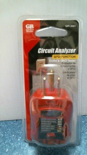 Gardner Bender Circuit Analyzer 06842 FREE SHIPPING