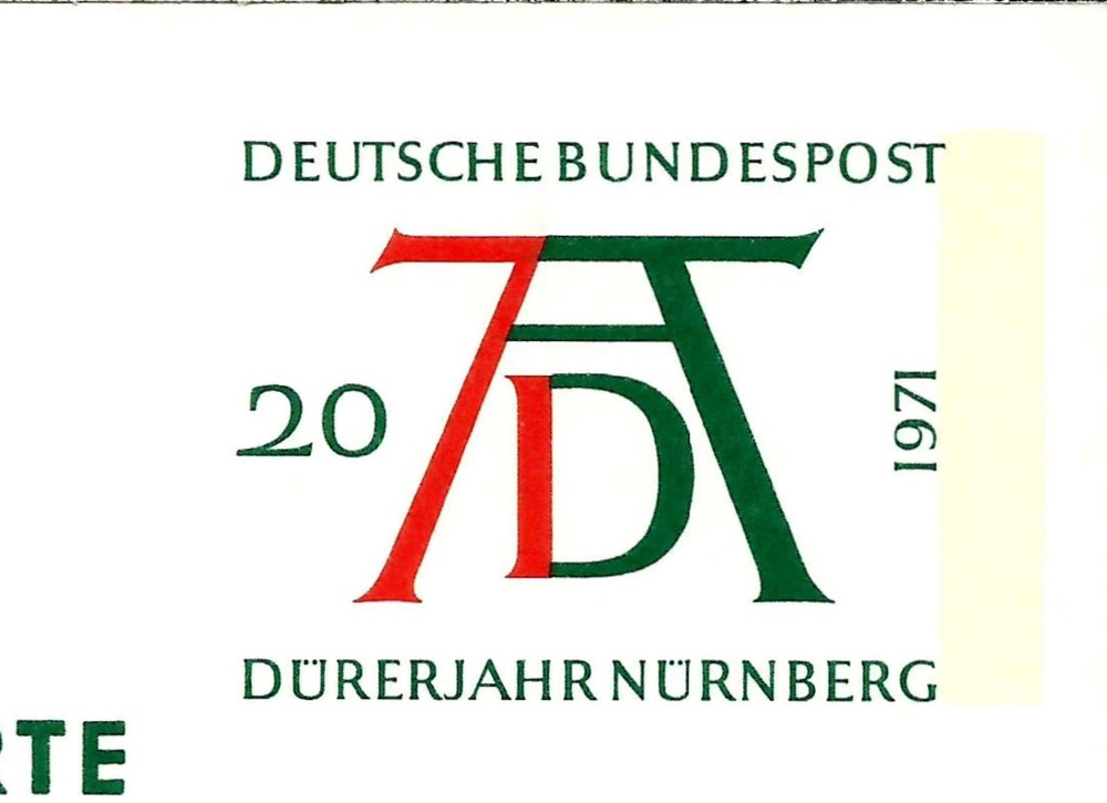 ALBRECHT DÜRER, POSTAL STATIONERY, YEAR 1971, IN MINT CONDITION.