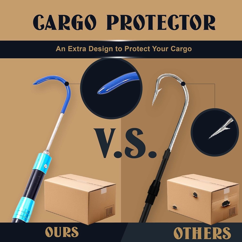 Extendable Cargo Reach Grabber Tool