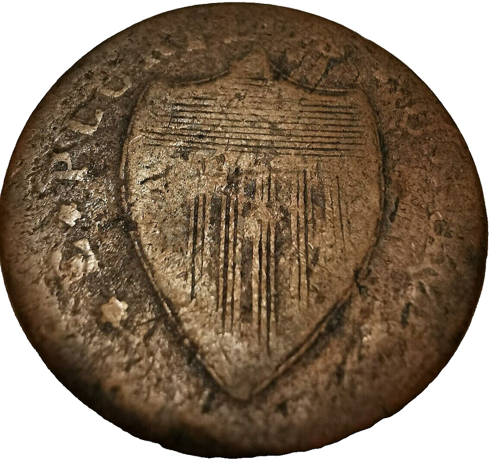 1787 New Jersey Cent Cooper Token