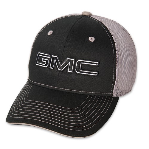 GMC Black with Gray Mesh Hat