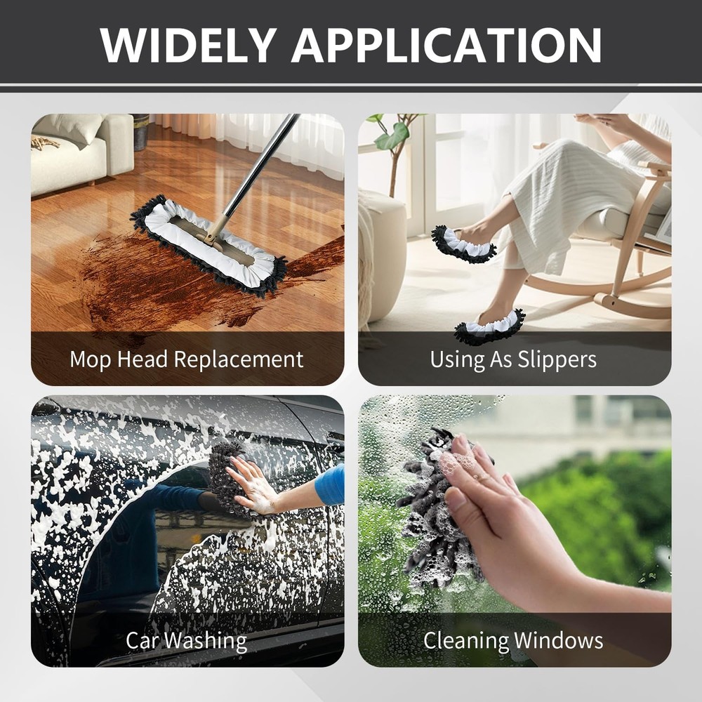 Mop Slippers Socks Floor Cleaning