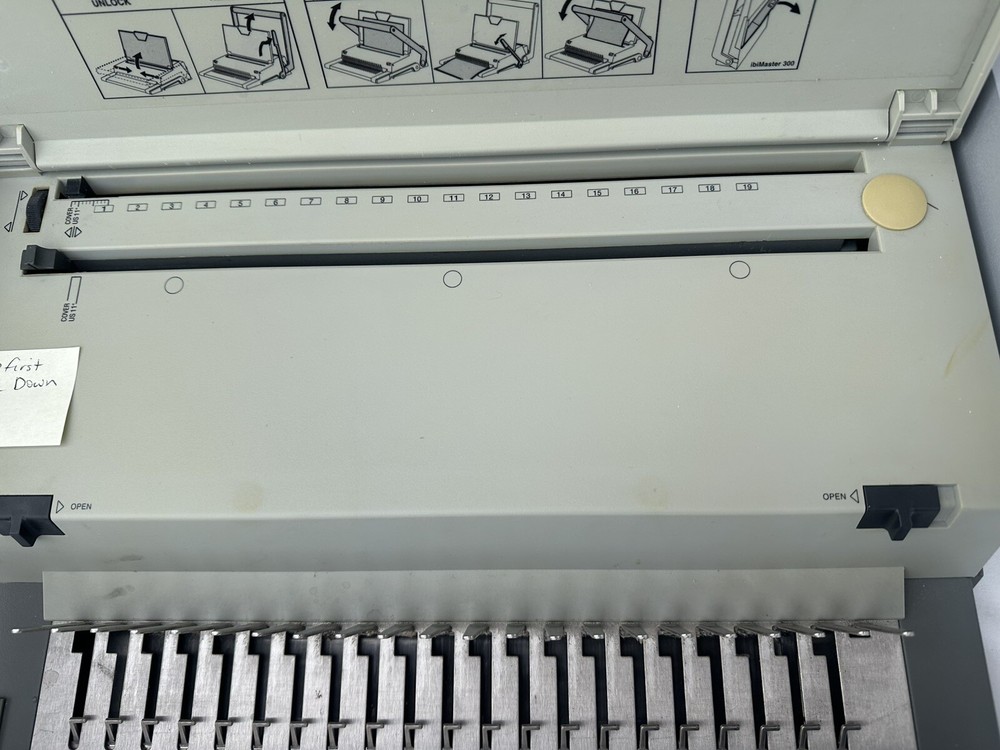 ibico ibimaster 300 binding machine