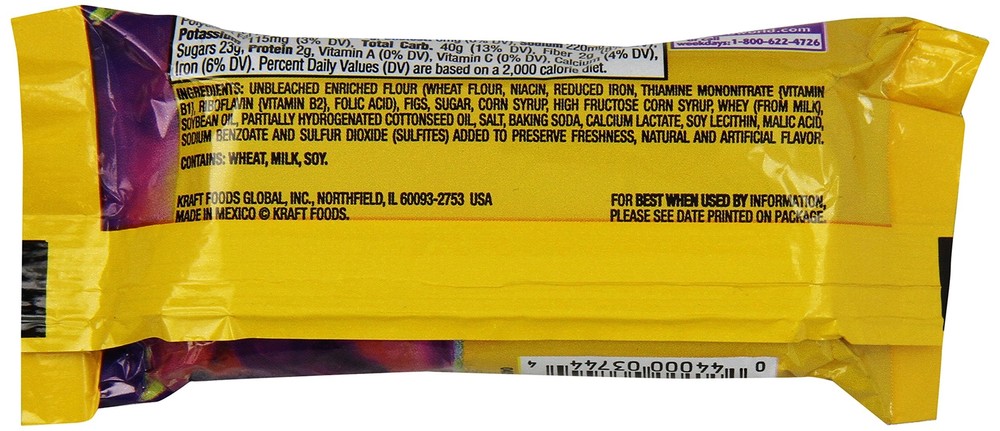 Nabisco 2 Oz Fig Newtons Fruit Chew Cookies