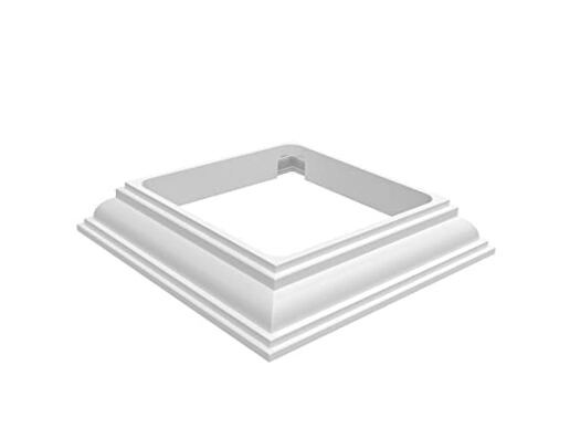 4"x4" Low Profile Base Trim, White