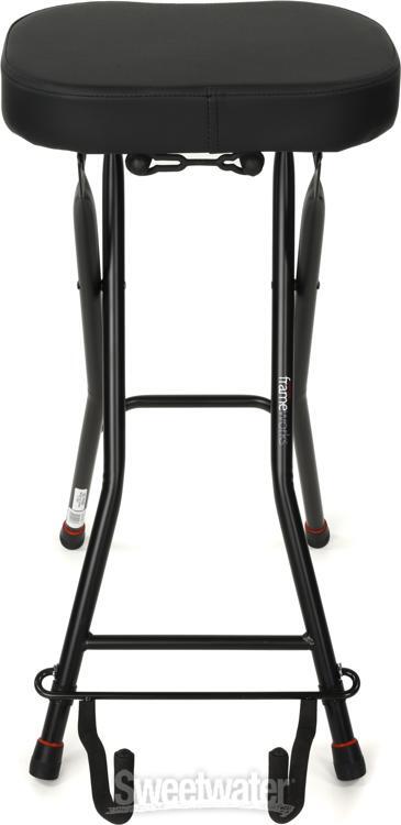 Gator Frameworks GFW-GTRSTOOL Guitar Stool with Integrated Guitar Stand