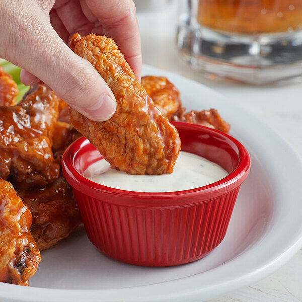 Acopa Fluted Melamine Ramekin - 12/Case (select size/color below)