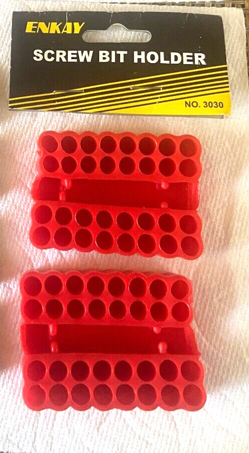 Enkay Tools No .3030 Includes 32 PCS T20 Screw Bits Red Plastic