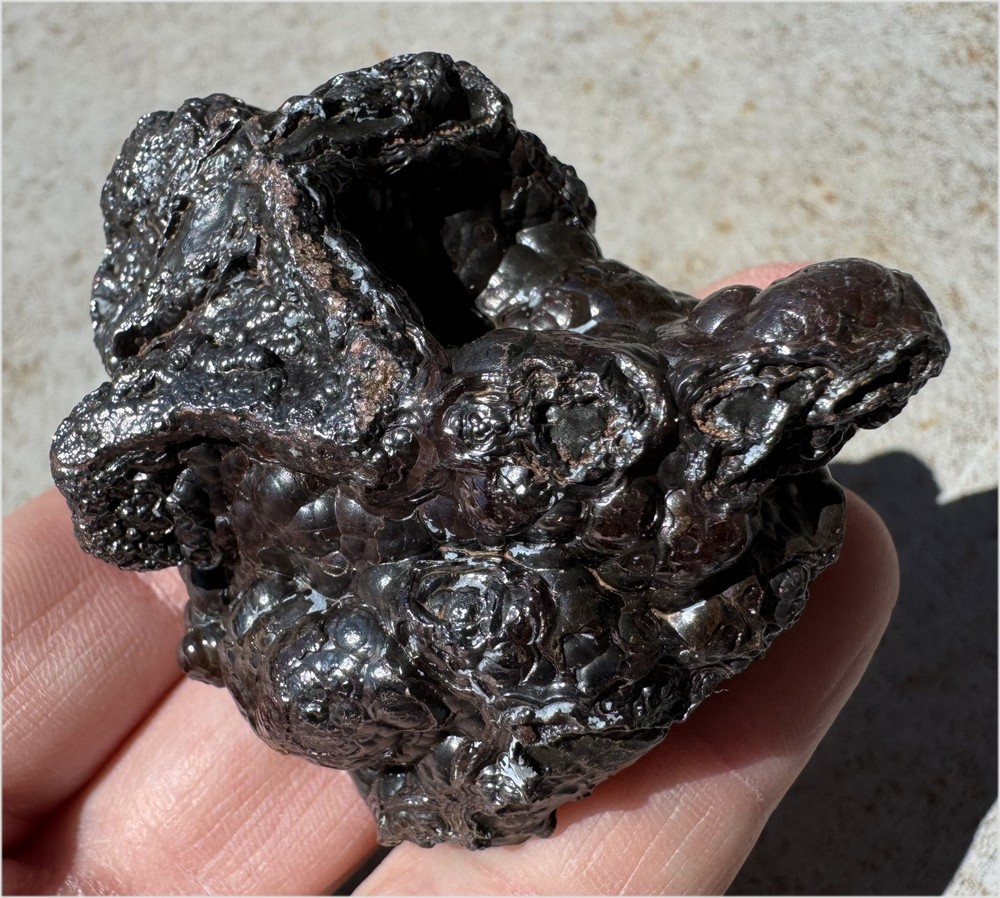 1/4lb+ Natural Botryoidal HEMATITE Specimen - Grounding, Divine Light