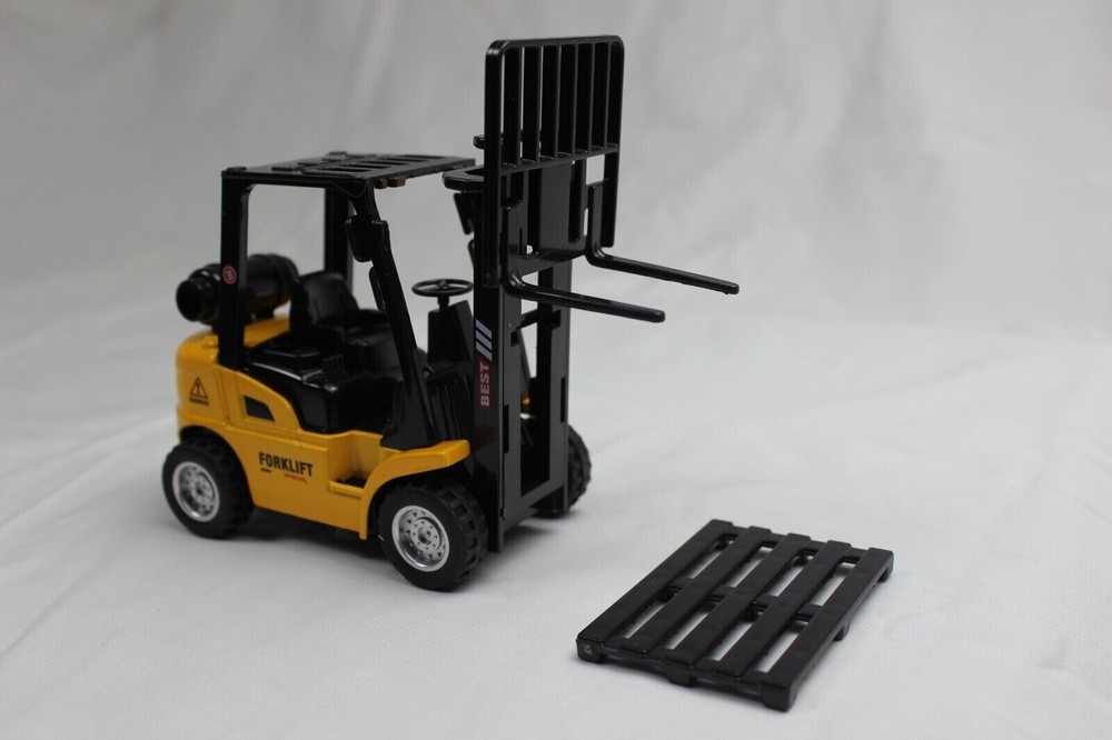 Die-Cast Forklift (High Quality) Model Toy Pull Back Forklift - Great for gifts!